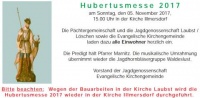 Hubertusmesse, Die Pächtergemeinschaft / Jagdgenossenschaft Laubst / Löschen/Evangelische Kirchengemeinde