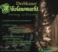 Nikolausmarkt auf dem historischen Marktplatz Drebkau