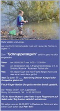 Schnupperangeln, 1. Anglerverein Drebkau e.V