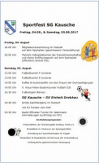 Sportfest SG Kausche
