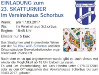 Skatturnier der SG Blau-Weiß Schorbus e.V.