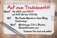 Trödelmarkt in Klein Oßnig