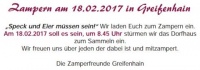 Zampern in Greifenhain