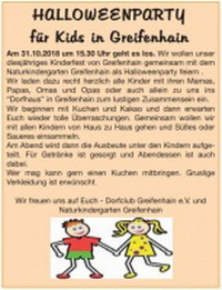 Halloweenparty für Kid’s