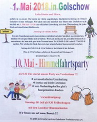 1. Mai 2018 in Golschow