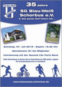 35 Jahre SG Blau-Weiß Schorbus e.V.