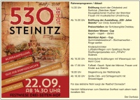 Dorffest „530 Jahre Steinitz“