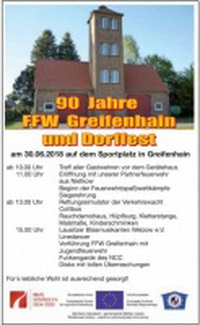 90 Jahre FFW Greifenhain und Dorffest