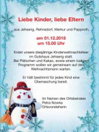 Kinderweihnachtsfeier