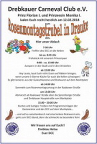 Rosenmontag in Drebkau