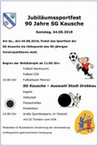 Jubiläumssportfest SG Kausche – 90 Jahre, SG Kausche e.V.