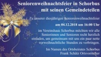 Seniorenweihnachtsfeier OT Schorbus