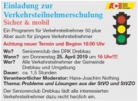 Verkehrsteilnehmerschulung mit Hans-Joachim Nothing