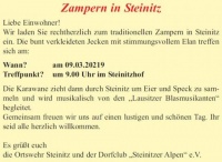 Zampern in Steinitz