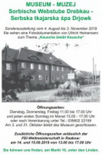 Sonderausstellung: Fotodokumentation von Ullrich Heinemann zum Thema „Kausche bleibt Kausche“