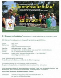 2. Sonnenscheinlauf - Laufschuhe an und Gutes tun