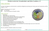 Mitgliederversammlung in der Grundschule Drebkau