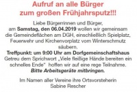 Frühjahrsputz in Casel