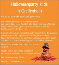 Halloweenparty für Kids
