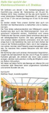 Verbandsschau des KTZ Vereines Drebkau