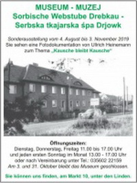 Ausstellungseröffnung  - Fotodokumentation von Ullrich Heinemann „Kausche bleibt Kausche“