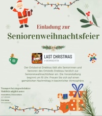 Seniorenweihnachtsfeier