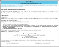 21. Unternehmerstammtisch Drebkau (USD)