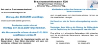 Brauchwasserinformation 2026