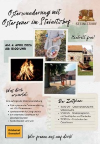 Osterwanderung, Osterfeuer