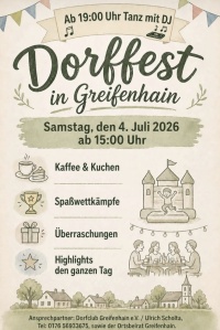 Dorffest Greifenhain