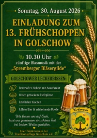 Einladung zum 13. Frühschoppen