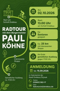 Radtour mit dem Bürgermeister