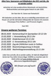 Nachmittagskarneval des DCC