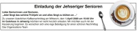Einladung der Jehseriger Senioren