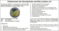 Förderverein der Grundschule und Kita Leuthen e.V.