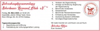 Jahreshauptversammlung Schorbuser Karneval Club e.V