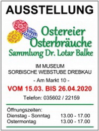 !!! entfällt !!! - Osterausstellung 2020