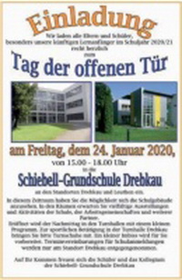 Tag der offenen Tür an beiden Standorten Drebkau und Leuthen der Schiebell-Grundschule Drebkau