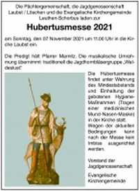 Hubertusmesse 2021