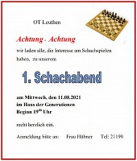 1. Schachabend