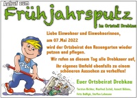 Aufruf zum Frühjahrsputz in Drebkau