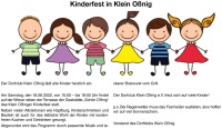 Kinderfest in Klein Oßnig