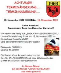 „ENDLICH WIEDER KARNEVAL“