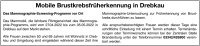 Mobile Brustkrebsfrüherkennung