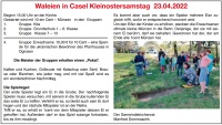 Waleien in Casel Kleinostersamstag