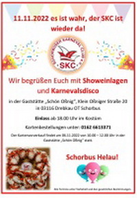 Der 11.11.2022 beim SKC