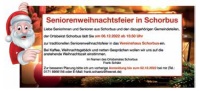 Seniorenweihnachtsfeier Schorbus