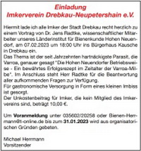 Imkervortrag