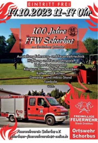 Wir feiern ,,100 Jahre FFW Schorbus‘‘