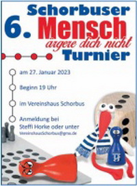 6. Schorbuser Mensch ärgere dich nicht Turnier